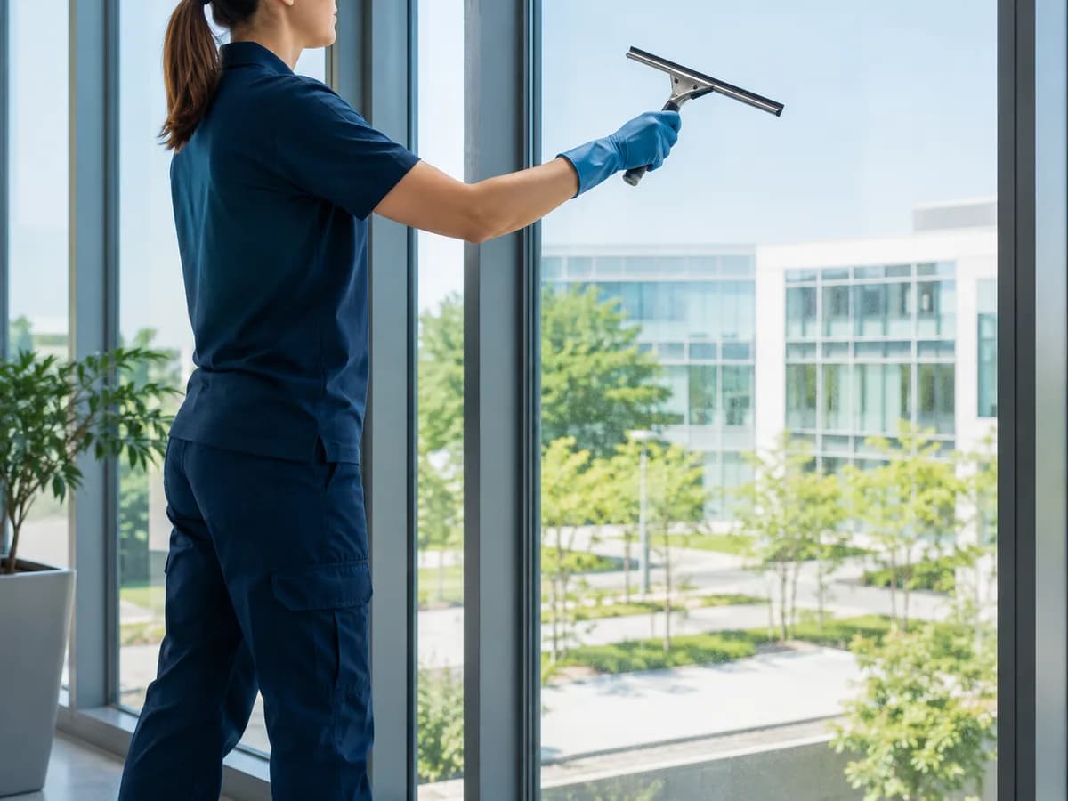 Glas- & Fensterreinigung durch KSD Reinigung & Service im Raum Stuttgart